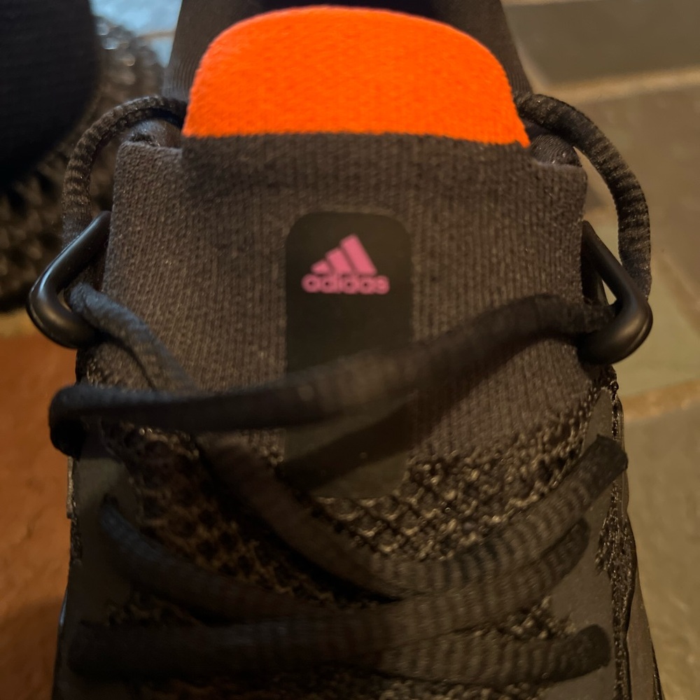 adidas 4DFWD 2 Black and Orange Athletic Shoes - Picture 10 of 11